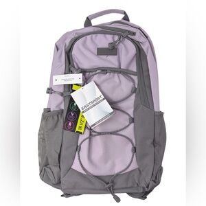Eastport Apex sport Lavender and grey 18 1/2” backpack w/padded laptop sleeve